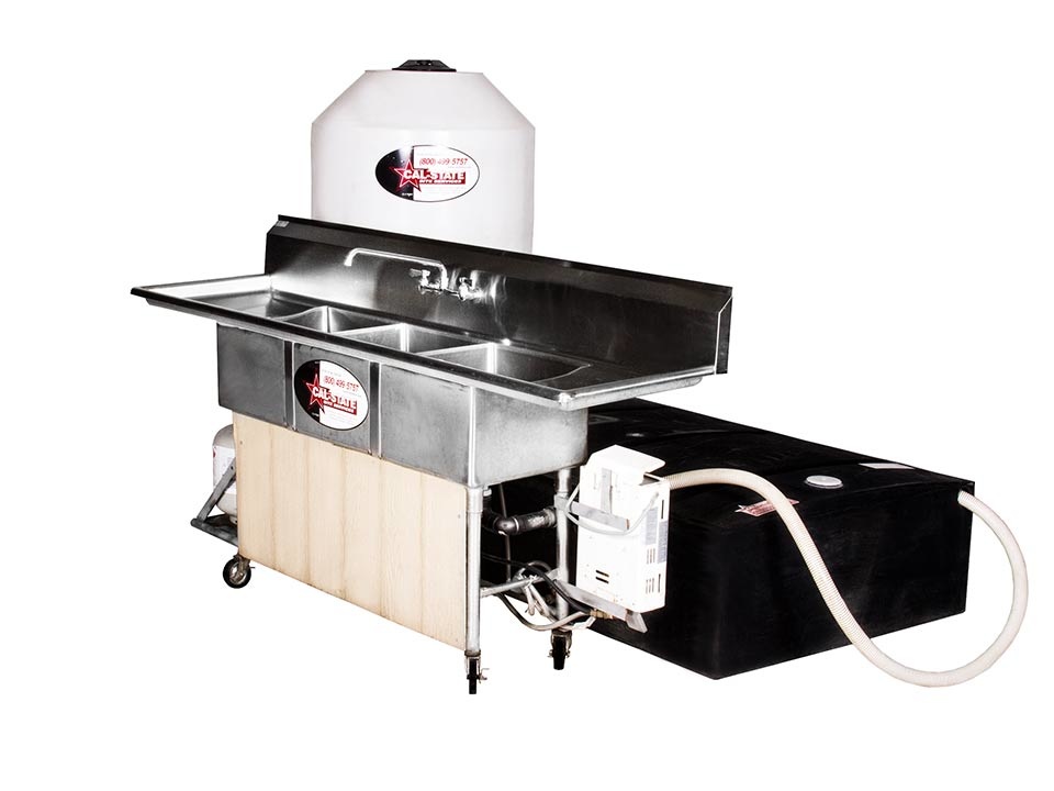 3 Compartment Hot Sink Station Rental Service